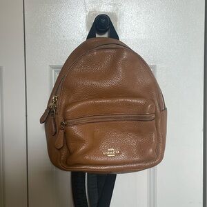 Mini Coach Backpack - Tan